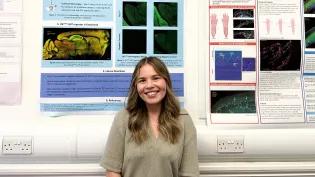 Amelia Haigh presents summer research project