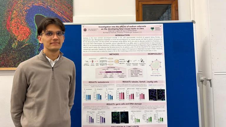 Adomas Liugaila presents summer research 2024
