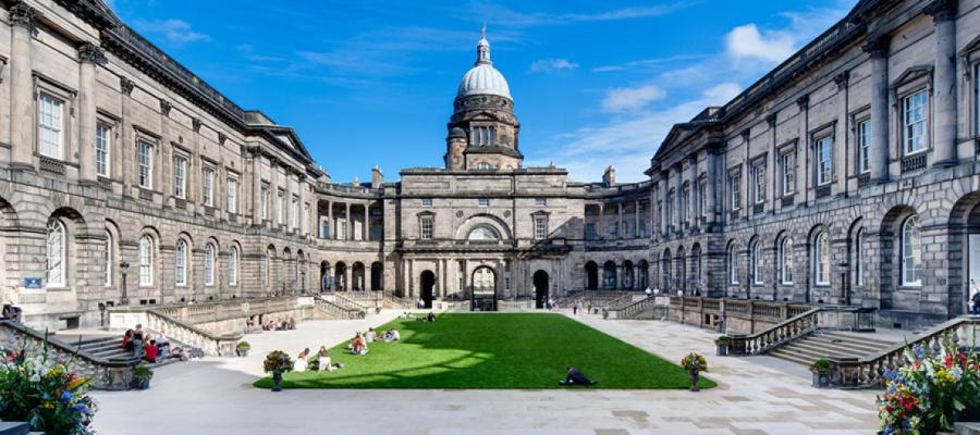 A view of Old College quad