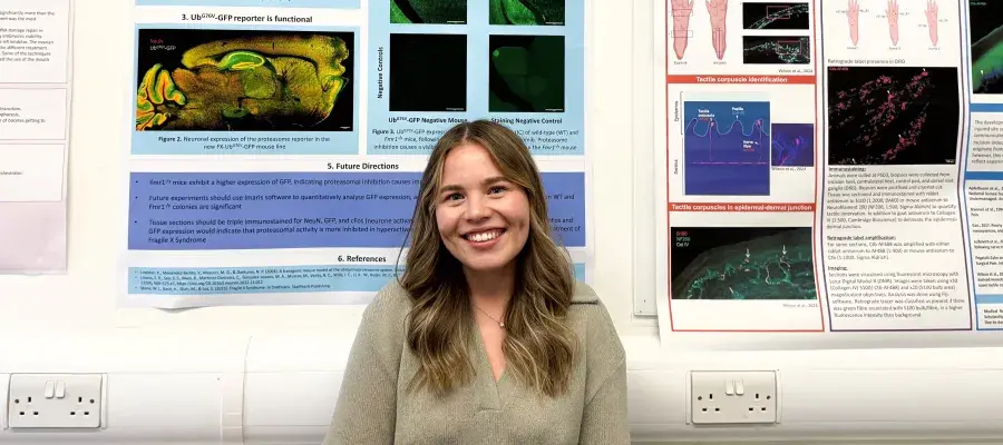 Amelia Haigh presents summer research project