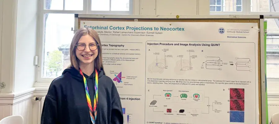 Atene Jonauskyte presents summer research project