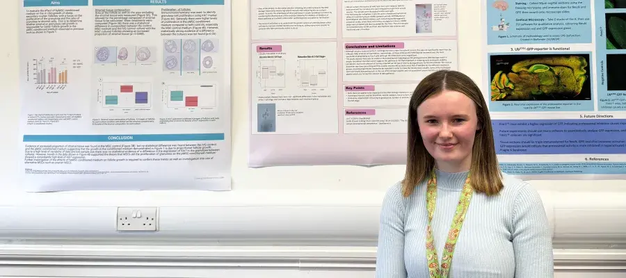 Becky White presents summer research project