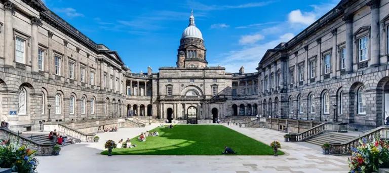 A view of Old College quad
