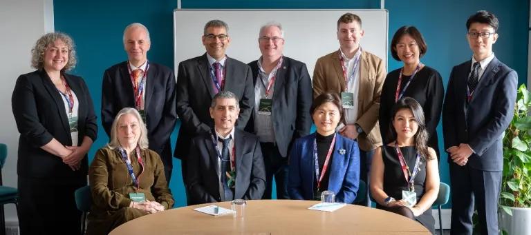 A group photo of the meeting organisers of the UK-China Alliance meeting held in Brighton, May 26