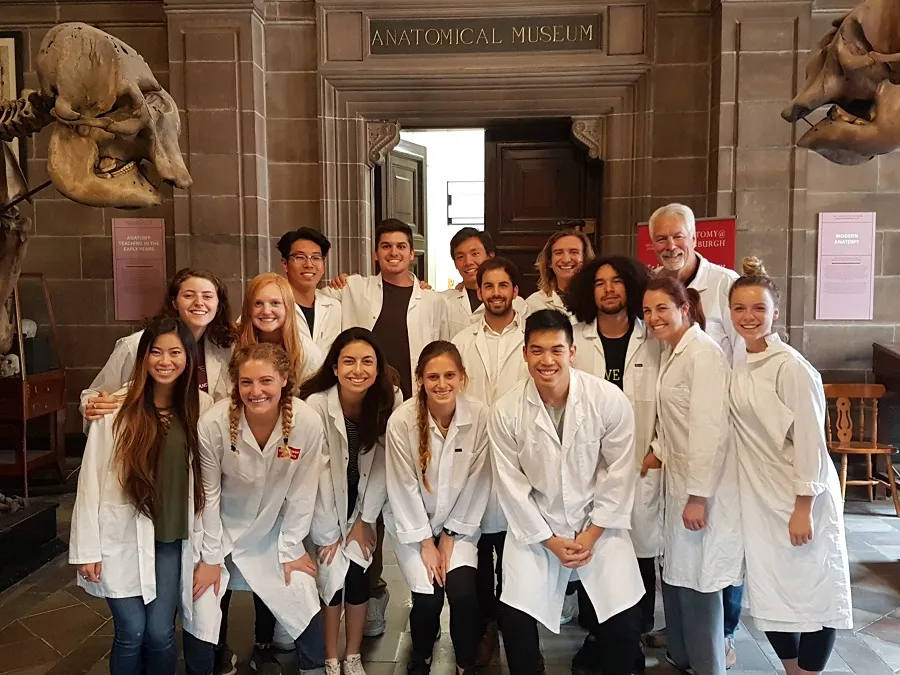 Visiting students from California