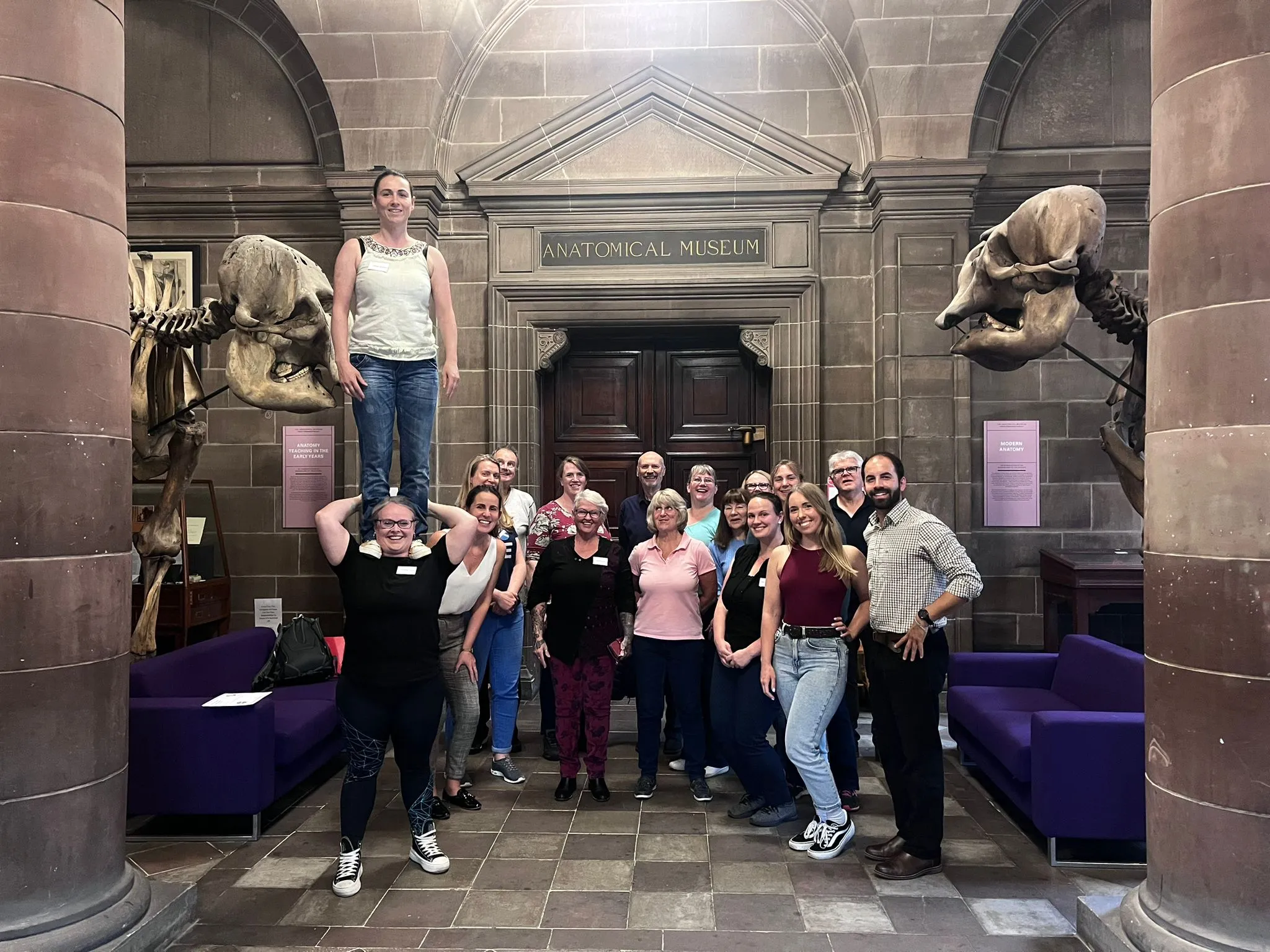 Group photo of the Athletic Anatomy Public Workshop 2023