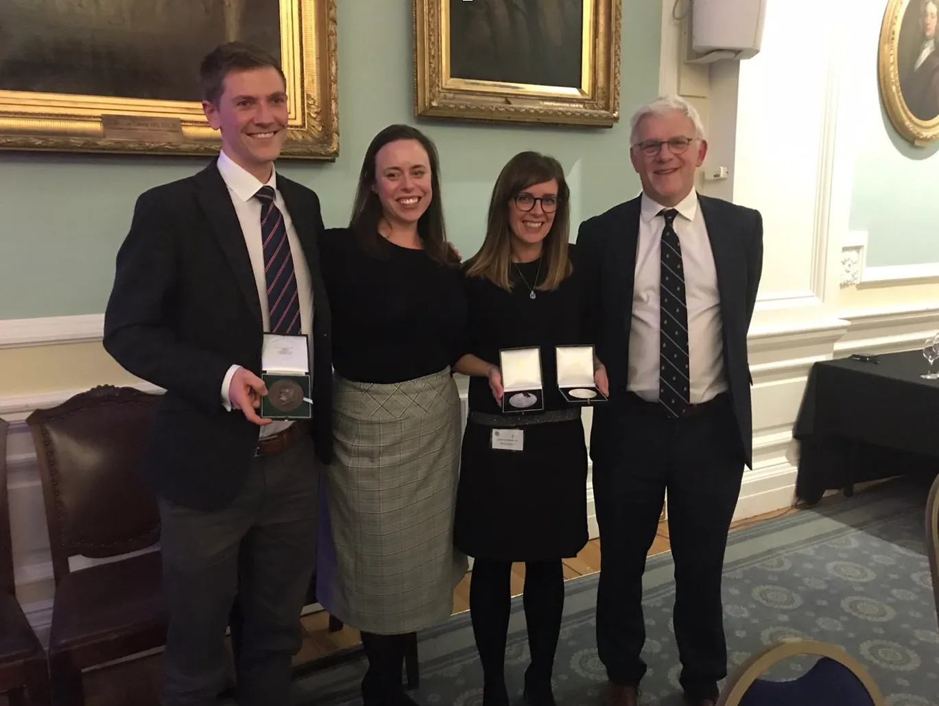 Ms Janice Miller awarded Mr Ian B Macleod Medal