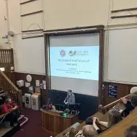 Image of Prof. Tom Gillingwater In Lecture Theatre