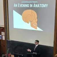 Image of Stephen Maclean giving talk