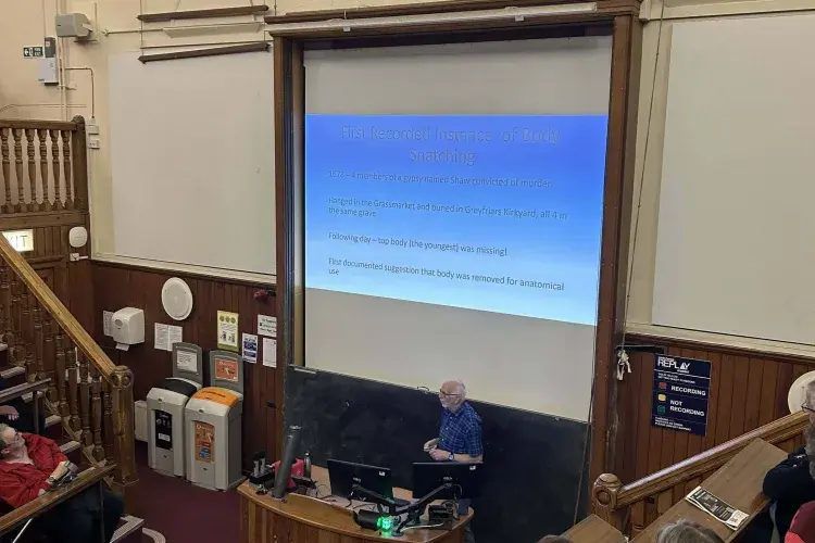 Image of Gordon Findlater in the Lecture Theatre