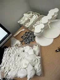 3D models closer up