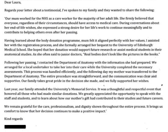 Family Letter 3