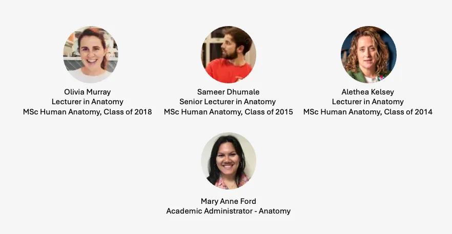 Contacts for MSc Reunion
